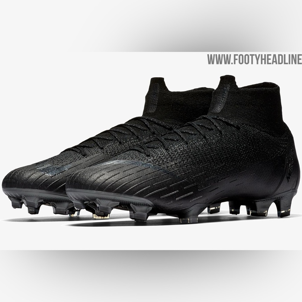 blackout nike mercurial superfly 360 stealth ops boots